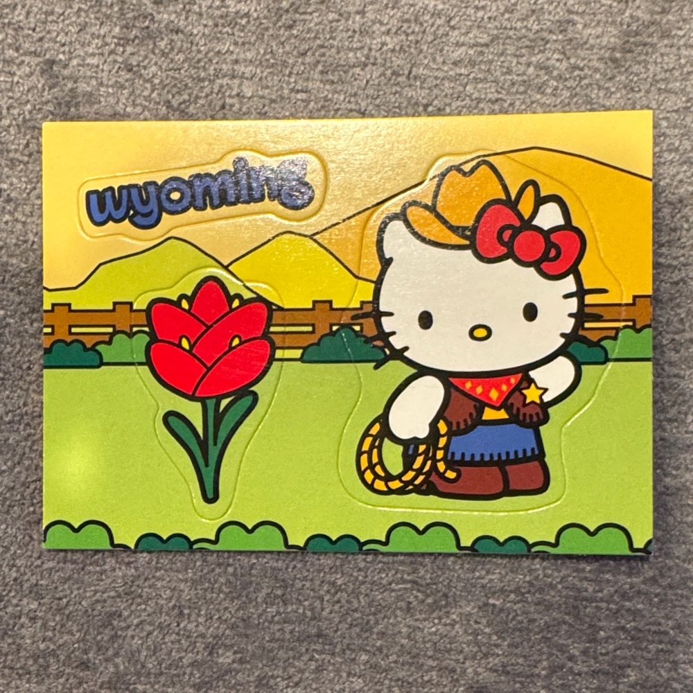 Hello Kitty Wyoming Collectable Card